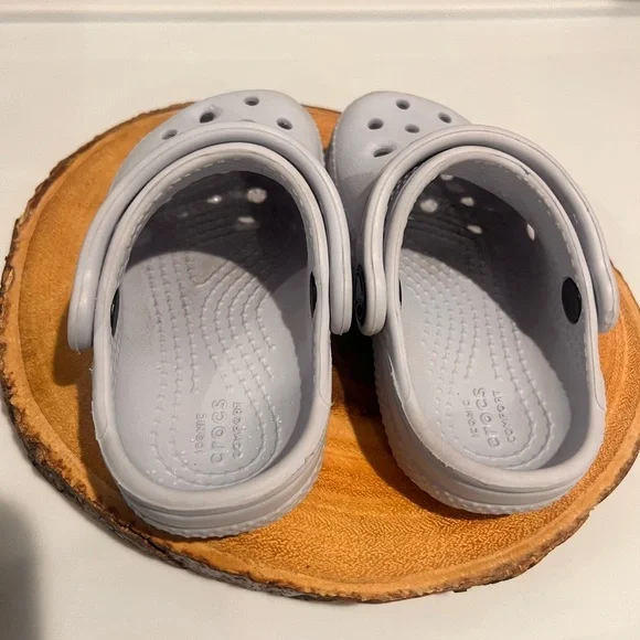 Crocs Toddler Classic Clogs Light Blue Size 6 Blue Calcite - Picture 6 of 7